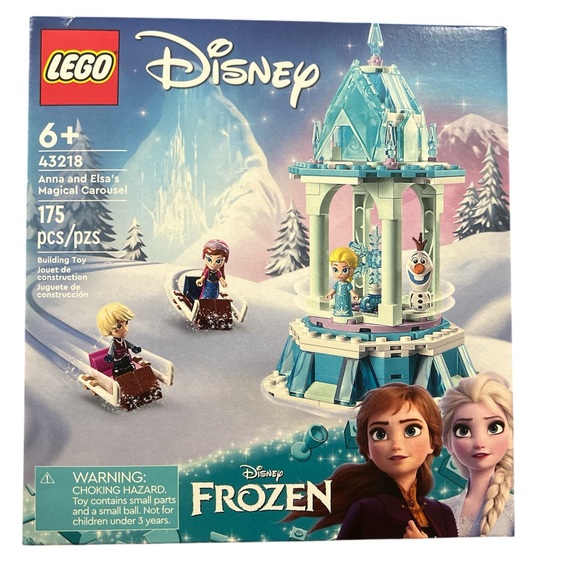 Lego Other - NWT Frozen Ice Castle Playset with Figures Lego Disney 43218 Retired New Ages 6+